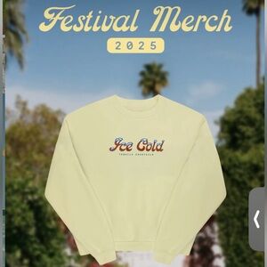 818 Tequila Yellow Ice Cold Crewneck Sweatshirt